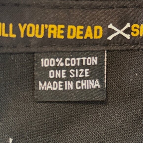 Shreddy Lyfe Thrash Everything Snapback Adjustable Cap Hat Black - Picture 9 of 10